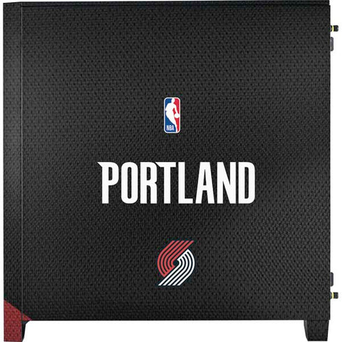 NBA Portland Trail Blazers Jersey Corsair 4000D Tempered Glass Mid-Tower ATX Case Skin